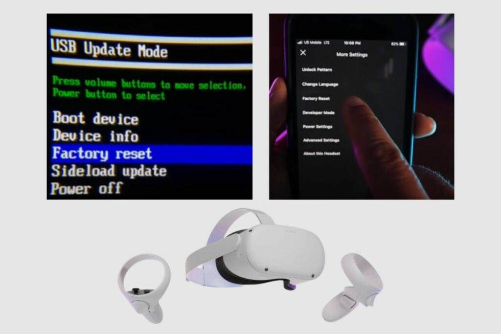 How do I factory reset my Oculus Quest or Quest 2